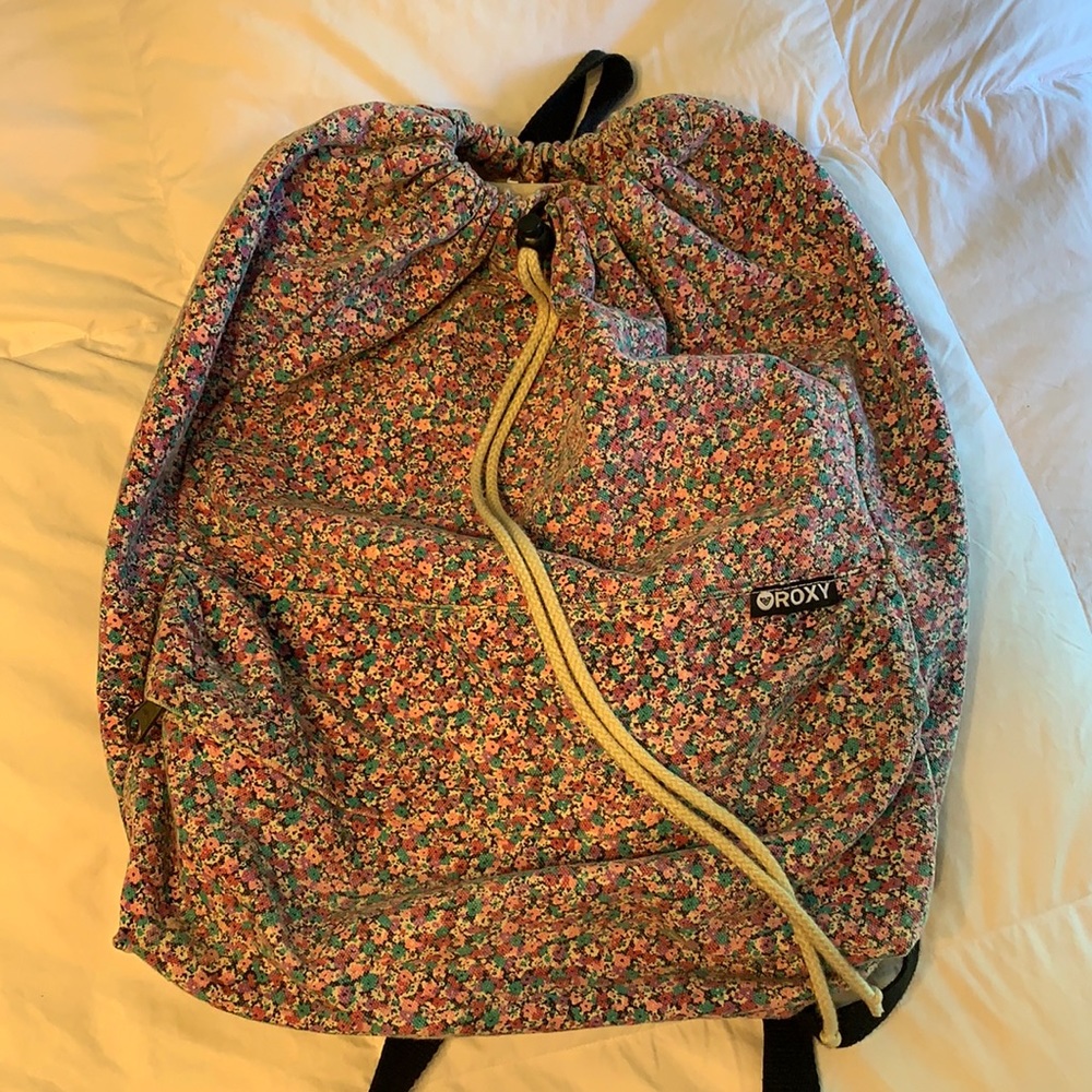 Roxy floral backpack